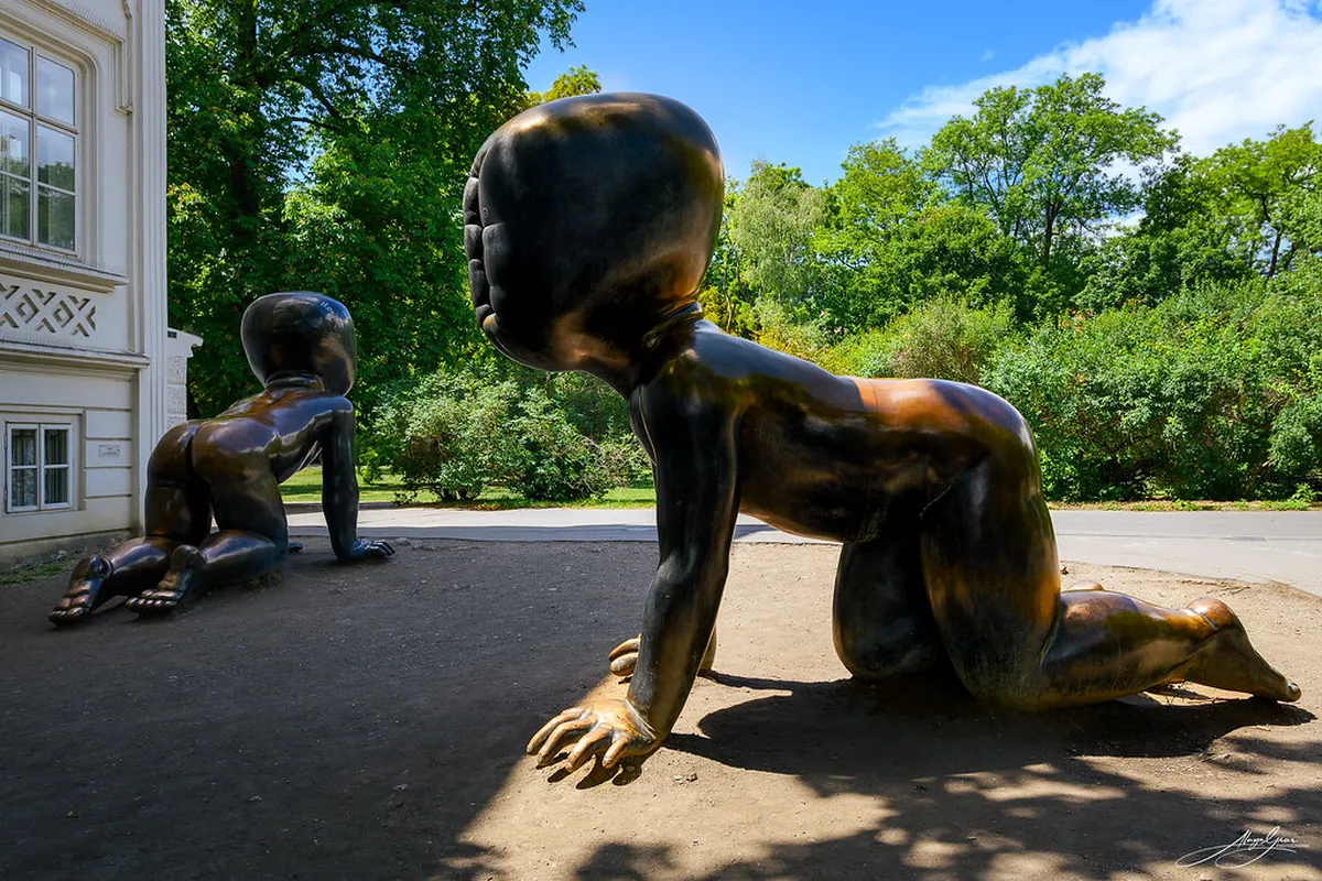 Babies Sculpture Kampa Park Location: Prague Guide